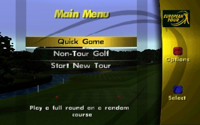 PGA European Tour Golf screenshot 3 for Nintendo 64